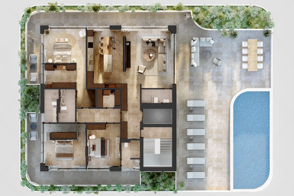 3D floor plan